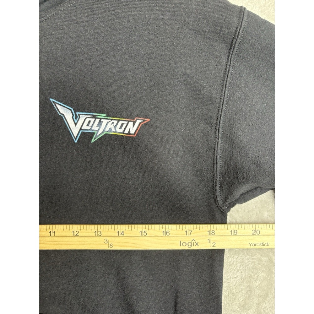 VOLTRON Legendary Defender Hoodie Black Pullover Adult Size Small - Picture 10 of 16